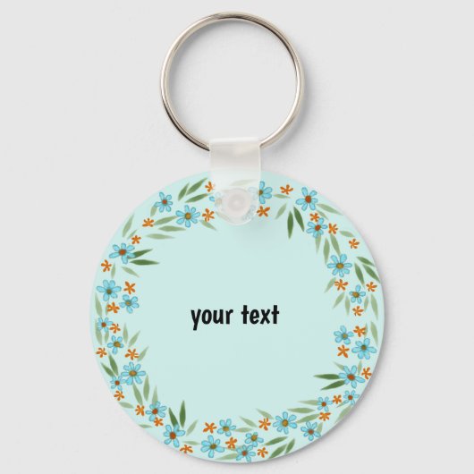 Butterfly Cat Sleutelhanger (Achterkant)