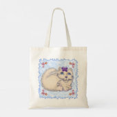 Butterfly Cat Tote Bag (Achterkant)
