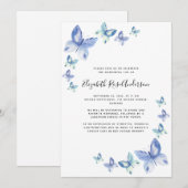 Butterfly Celebration of Life Kaart (Voorkant / Achterkant)