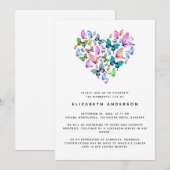 Butterfly Celebration of Life Memorial Service IV Kaart (Voorkant / Achterkant)