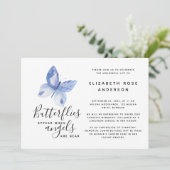 Butterfly Celebration of Life Memorial Service Kaart (Staand voorkant)