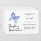 Butterfly Celebration of Life Memorial Service Kaart (Voorkant)