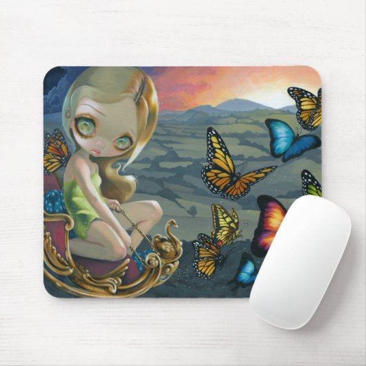 "Butterfly Chariot" Mousepad Muismat (Met muis)