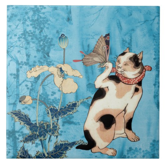 Butterfly Charmer Tegeltje (Voorkant)