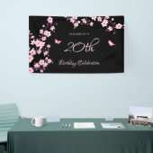 Butterfly Cherry Blosbezinkroze Black Spandoek (Beurs)