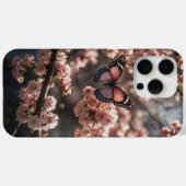 Butterfly Cherry Blossom Floral iPhone hoesjes (Achterkant (horizontaal))