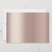 Butterfly Chic-Afstuderen | Kopergoud Roos Kaart (Achterkant)