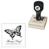 Butterfly Chic Branding | Moderne beroepsbeoefenar Rubberstempel (Gestempeld)