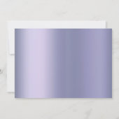 Butterfly Chic | Paars Afstuderen lavender Kaart (Achterkant)