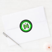 Butterfly Circus Mental Health Awareness Ronde Sticker (Envelop)