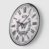 Butterfly Classic Retro Grote Klok (Hoek)