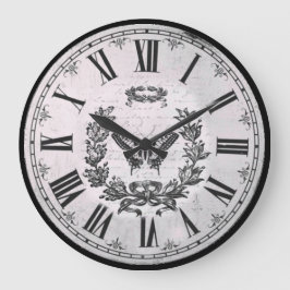 Butterfly Classic Retro Grote Klok