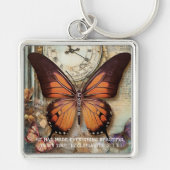 Butterfly Clock Keychain Ecclesiastes 3:11  (Voorkant)