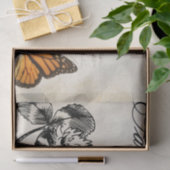 Butterfly Clover Franse Script Ephemera-ontkoppeli Tissuepapier (Geschenk)