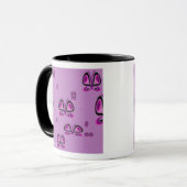 BUTTERFLY COFFEE MUGS - DESIGNER KITCHEN-DESIGN MOK (Voorkant links)