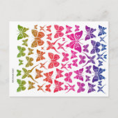 Butterfly Collage Briefkaart (Voorkant)