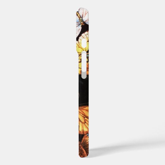 Butterfly Collage Hoesje-Mate iPhone Case (Achterkant / Links)