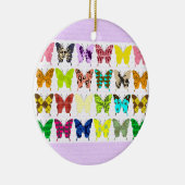 Butterfly Collage Keramisch Ornament (Rechts)