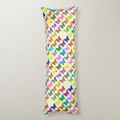 Butterfly Collage Lichaamskussen (Achterkant (Verticaal))