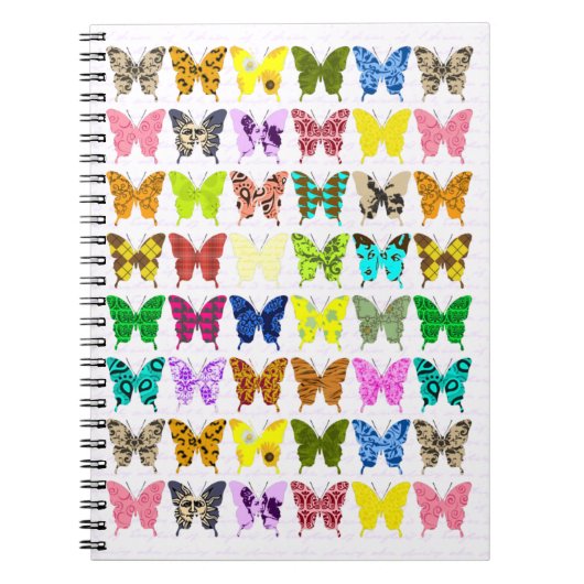 Butterfly Collage Notitieboek (Voorkant)