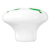 Butterfly Collage Victoriaans groen Keramische Knop (Zijkant)