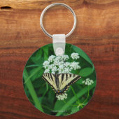 Butterfly Collectie Classic Round Sleutelhanger (Voorkant)
