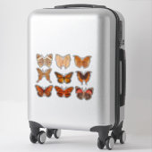 Butterfly Collectie Gold Oranje 14-inch vinylStick Sticker (Koffer)