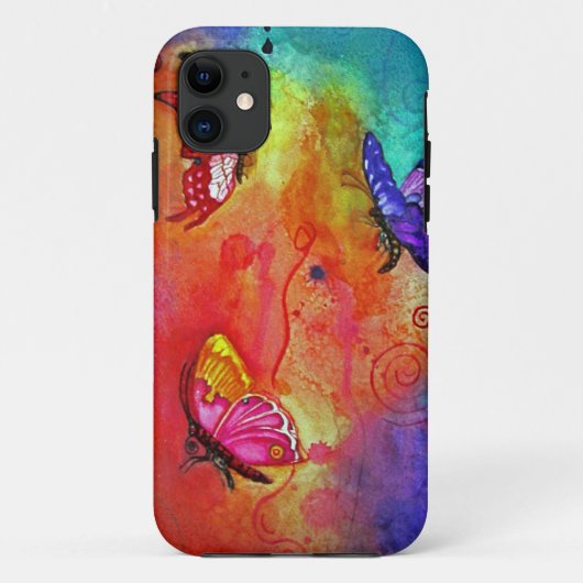 Butterfly Color Blast Cellular Phone Hoesje (Achterkant)