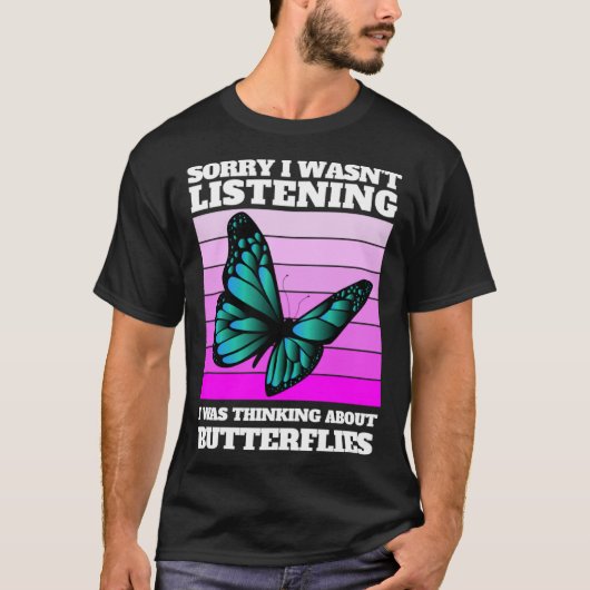Butterfly costume saying with cute butterfly t-shirt (Voorkant)