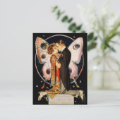 “Butterfly Couple” by FX Leyendecker Briefkaart (Staand voorkant)
