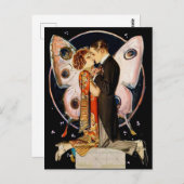 “Butterfly Couple” by FX Leyendecker Briefkaart (Voorkant / Achterkant)