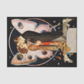 "Butterfly Couple" van FX Leyendecker Tissuepapier (Voorkant)