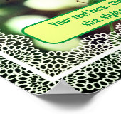 Butterfly Creëer Uw eigen tekst gepersonaliseerd Poster (Hoek)