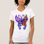 Butterfly...CRPS, bipolair, Fibro, OA...Becky T-shirt (Voorkant)