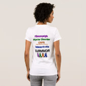 Butterfly...CRPS, bipolair, Fibro, OA...Becky T-shirt (Achterkant volledig)