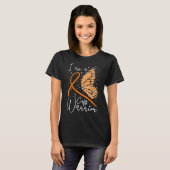 Butterfly CRPS Warrior CRPS Awareness T-shirt (Voorkant volledig)