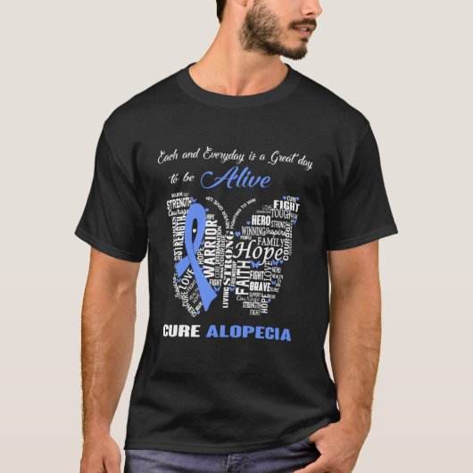 Butterfly Cure Alopecia T-shirt (Voorkant)
