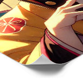 Butterfly Curse: Vlamogige krijger animeseries Poster (Hoek)