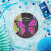 Butterfly Custom Paper Borden Papieren Bordje (Feest)