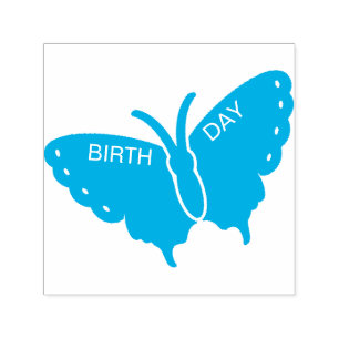 Butterfly Custom Scrapbooking Stamp Zelfinktende Stempel