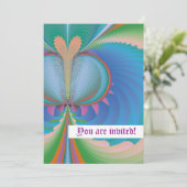 Butterfly Custom uitnodiging (Staand voorkant)