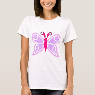 Butterfly Cute Pink Girly Sparking Fantasy T-shirt