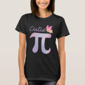 Butterfly Cutie Pie National Pi Day Pi Symbol Math T-shirt (Voorkant)