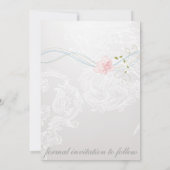 BUTTERFLY DANCE WEDDING Save the Date (Achterkant)