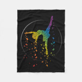 Butterfly Dancer Fleece Deken (Voorkant)