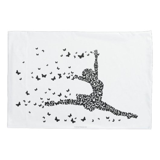 Butterfly Dancer Kussensloop (Achterkant)