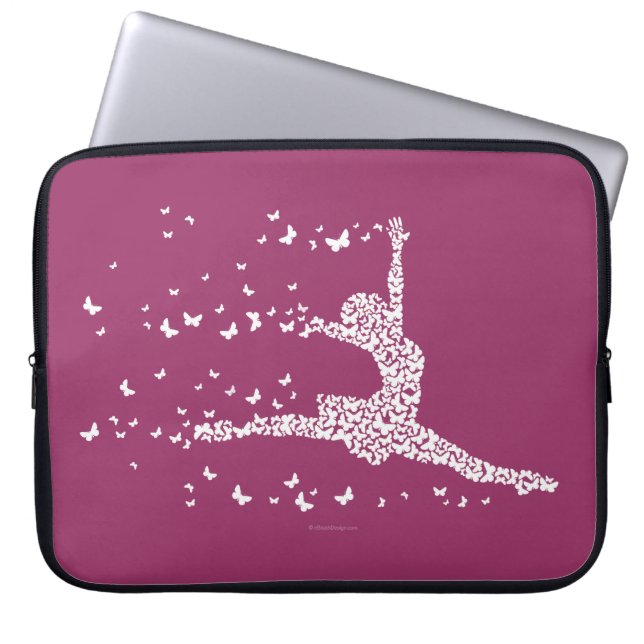 Butterfly Dancer Laptop Sleeve (Voorkant)