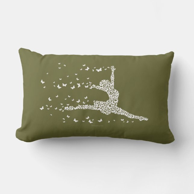 Butterfly Dancer Lumbar Pillow Kussen (Voorkant)