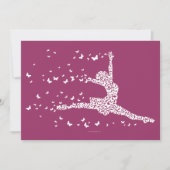 Butterfly Dancer- overweging of partijuitnodiging Kaart (Voorkant)