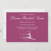 Butterfly Dancer- overweging of partijuitnodiging Kaart (Achterkant)